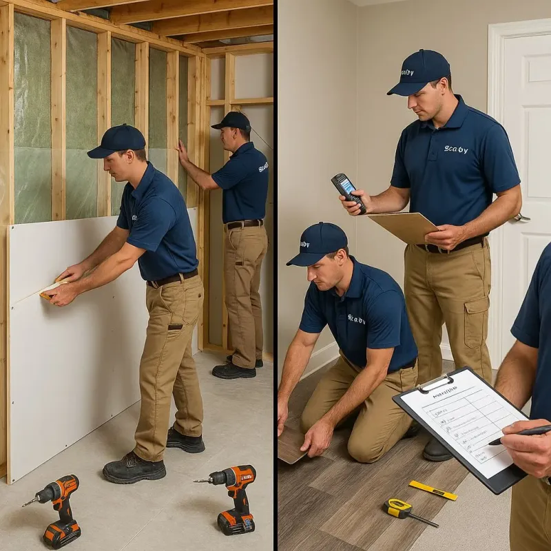 Repairs and Reconstruction process in Bayport, NY